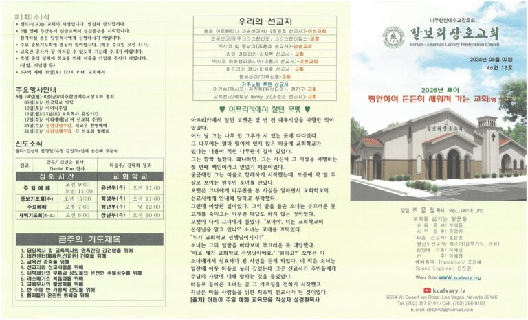 2026.5.3 주보